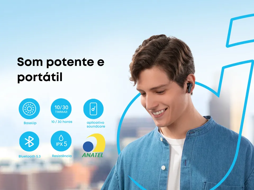 Fone de Ouvido Soundcore P20i